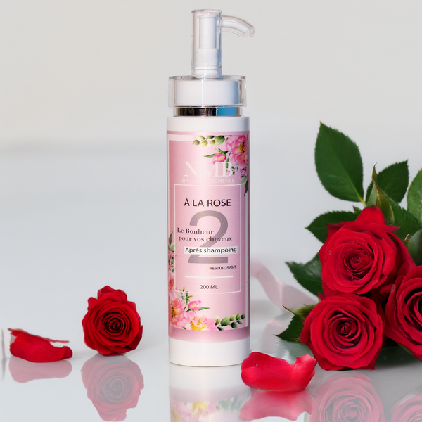 Après-shampoing hydratant à la rose NMB pour cheveux secs