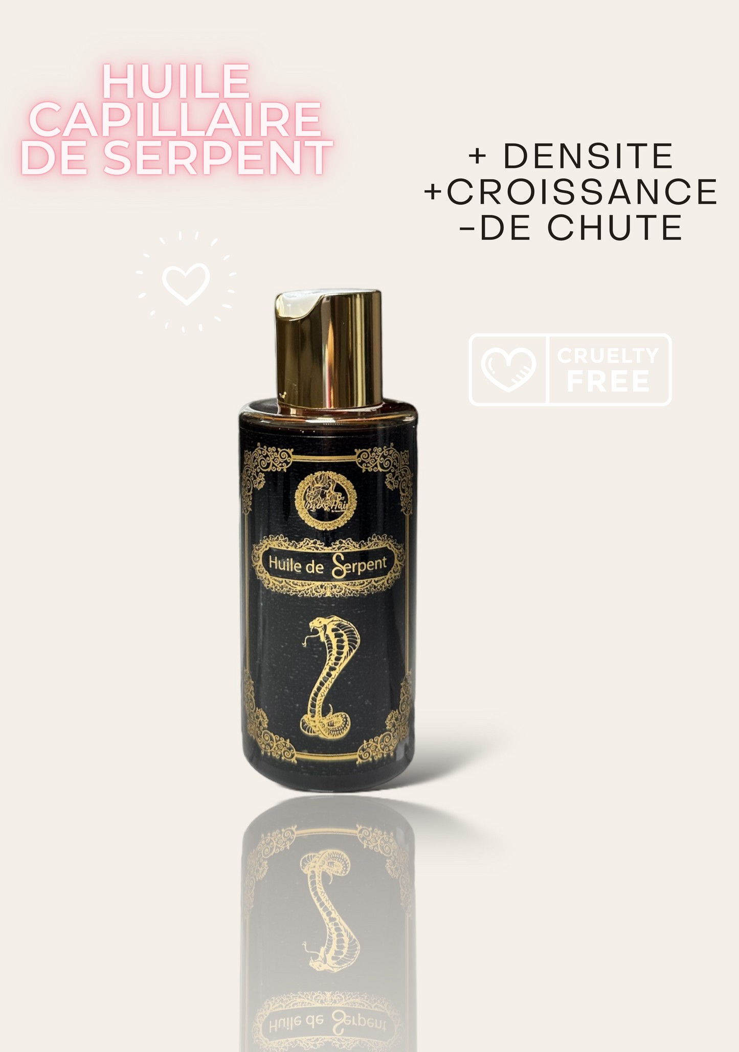 Huile de serpent densifiante