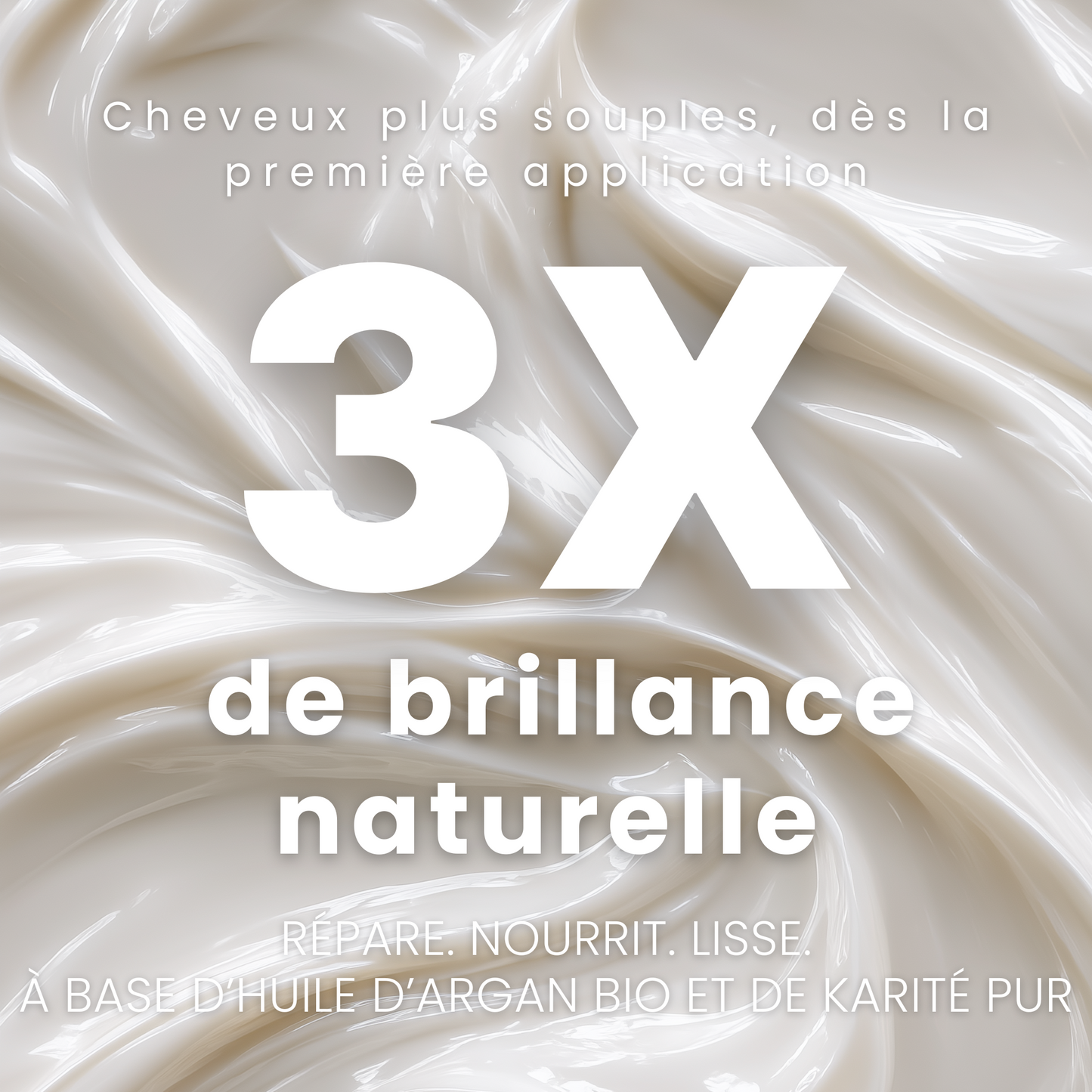 Masque ultra nourrissant à l'huile d'argan pour cheveux secs et cassants