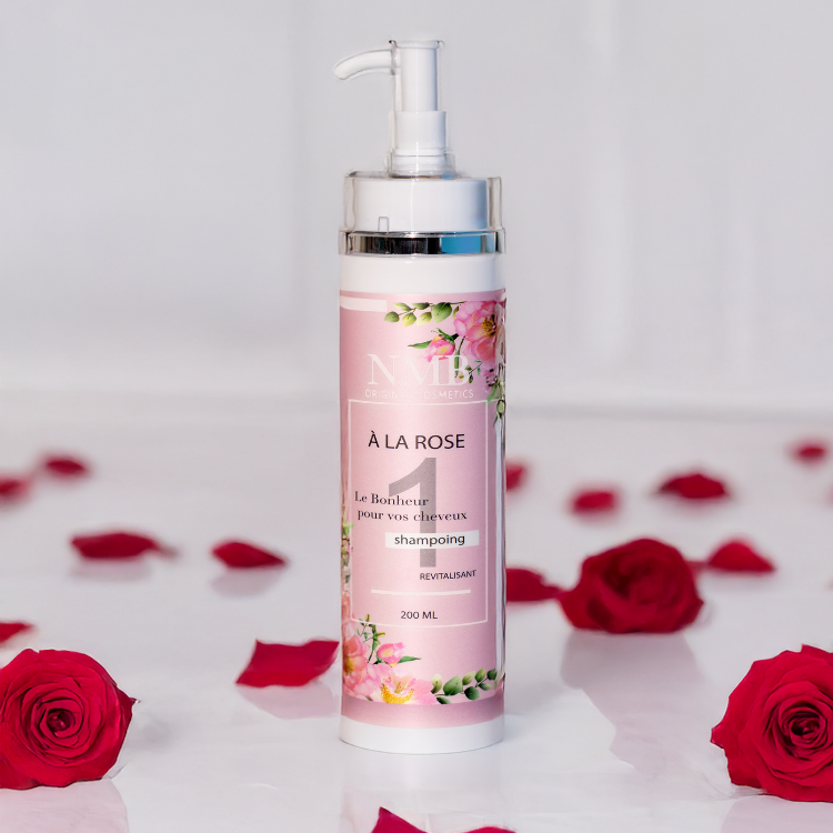 Shampoing revitalisant à la rose et menthe NMB