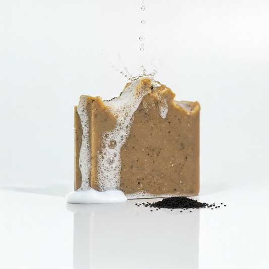 Savon Exfoliant Anti-Acné à la Nigelle