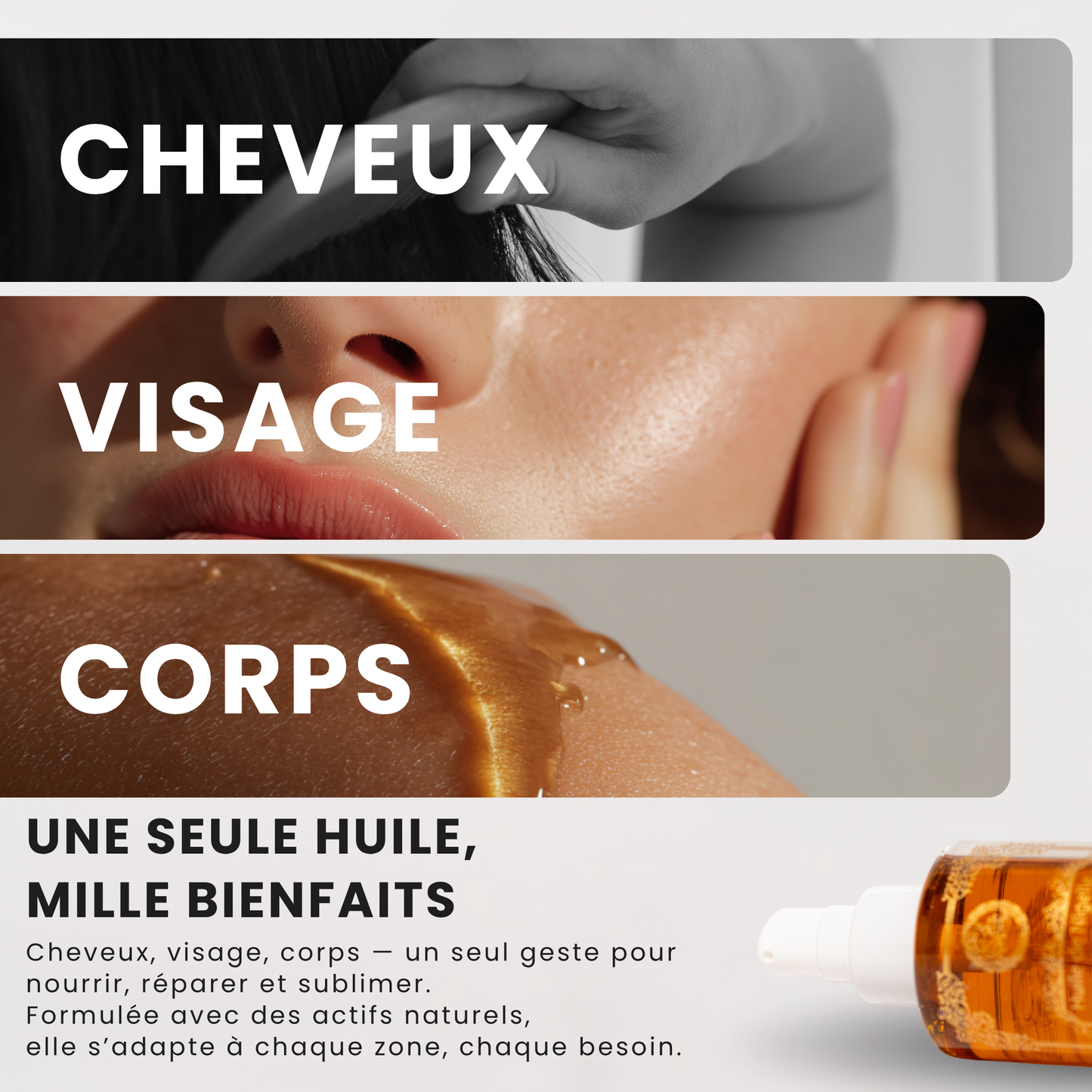 Huile de nigelle habachia : visage et cheveux
