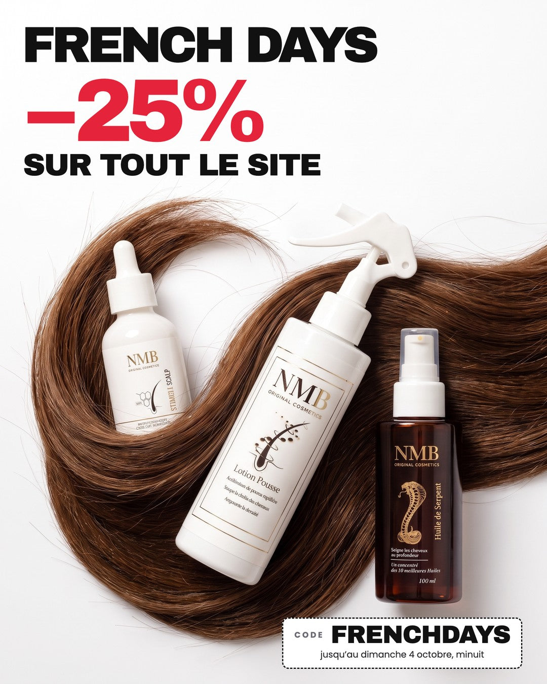 French Days NMB : −25 % sur tout le site avec le code FRENCHDAYS