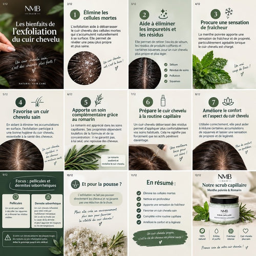 Les bienfaits de l'exfoliation du cuir chevelu